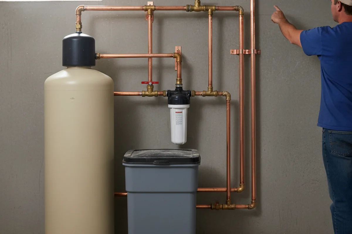 Whole-house water treatment system installed in Brenham